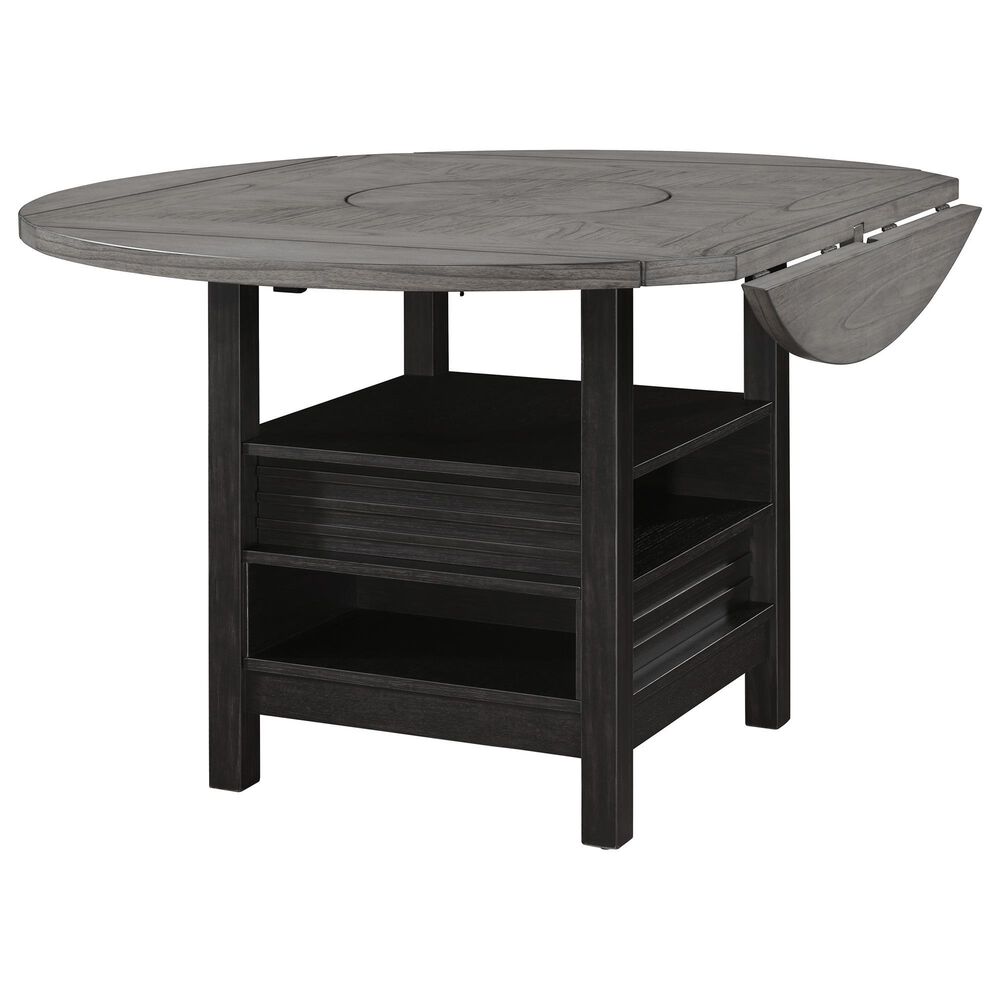Crown Mark 7-Piece Dining Set in Black and Grey, , large