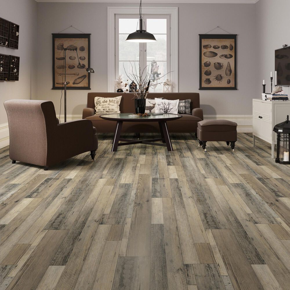 Adleta Douglas Split Weathered 7&quot; x 48&quot; Luxury Vinyl Plank, , large