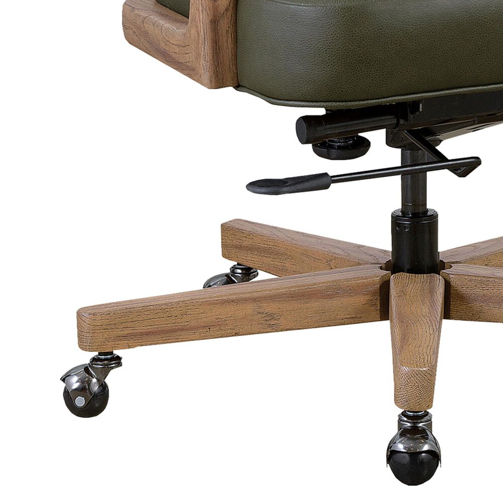 Hooker Furniture Briar Executive Swivel Tilt Chair in Light Transparent, , large