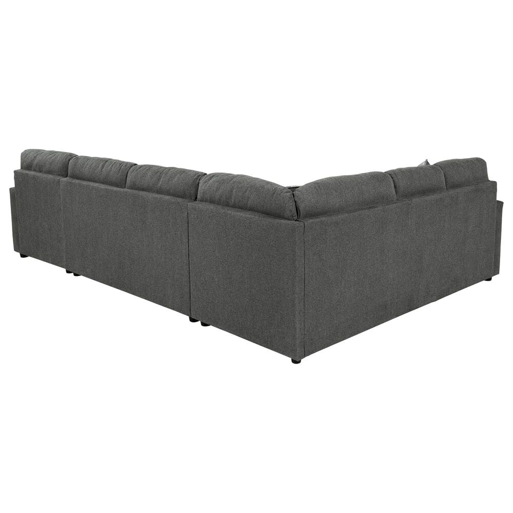 Ashley Edenfield 3-Piece Right Facing Sectional with Chaise in Charcoal, , large