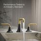 Kohler Tone Widespread Bathroom Sinks in Matte Black and Brushed Moderne Brass, , large