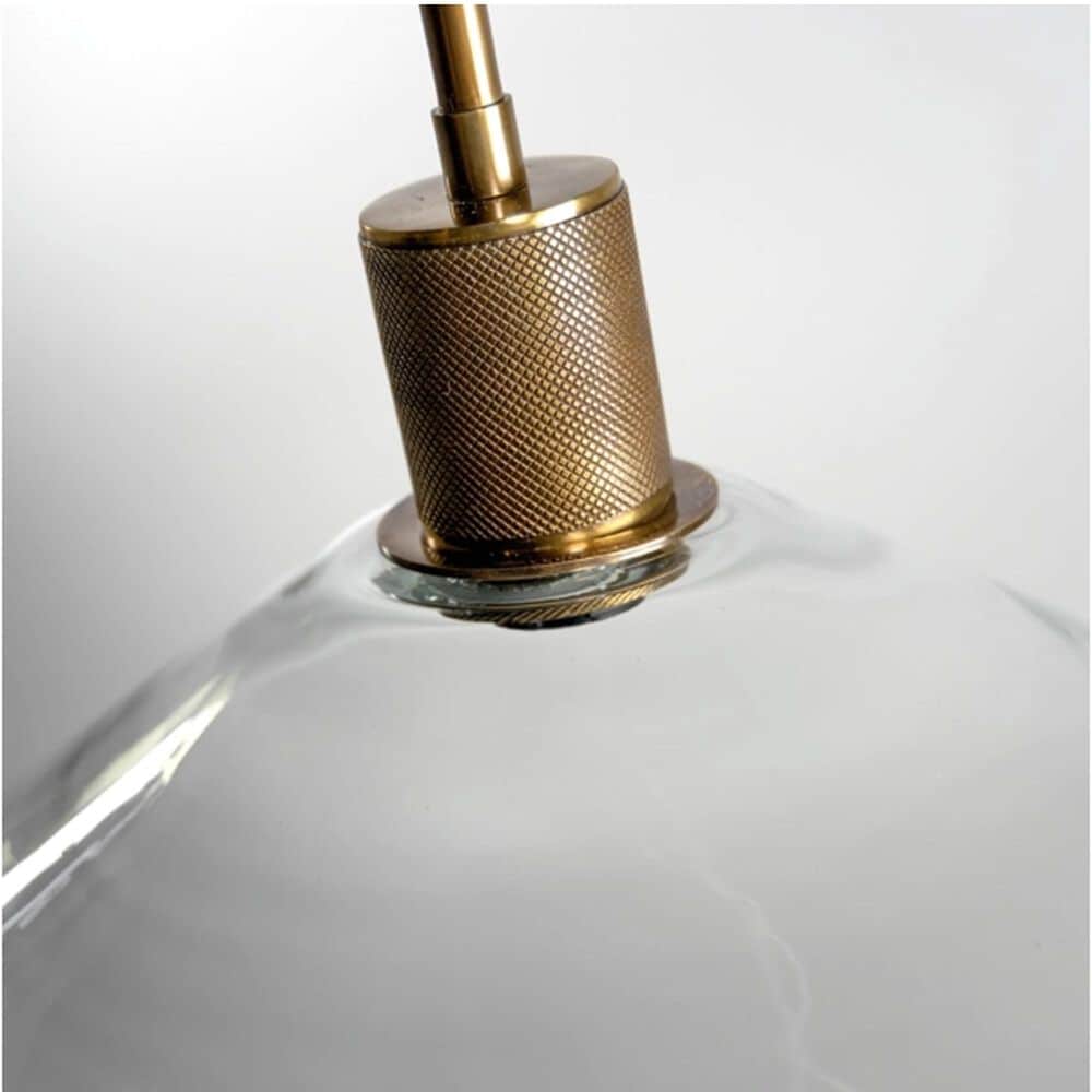 Ashley Chaness Pendant Light in Antiqued Brass, , large