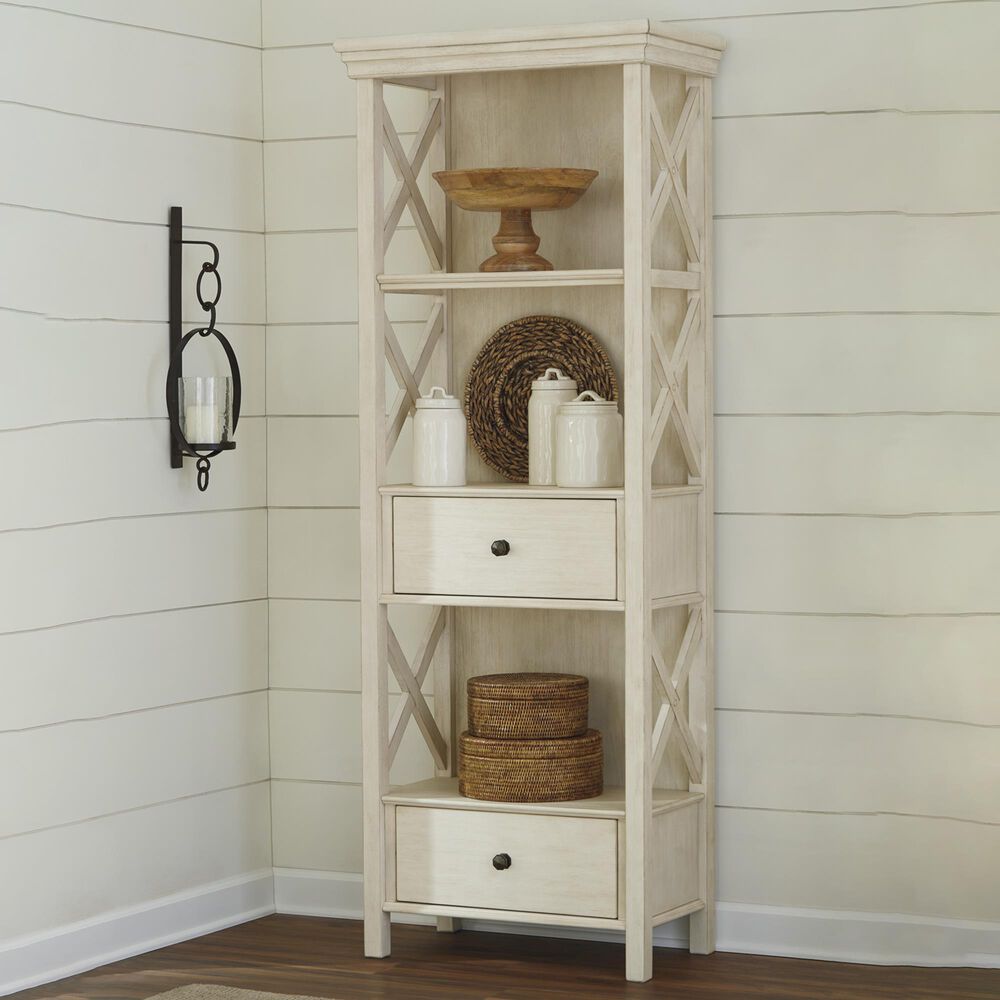 Ashley Bolanburg 3-Shelf Display Cabinet in Antique White, , large