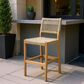 Zuo Modern Corde Patio Barstool in Beige, , large
