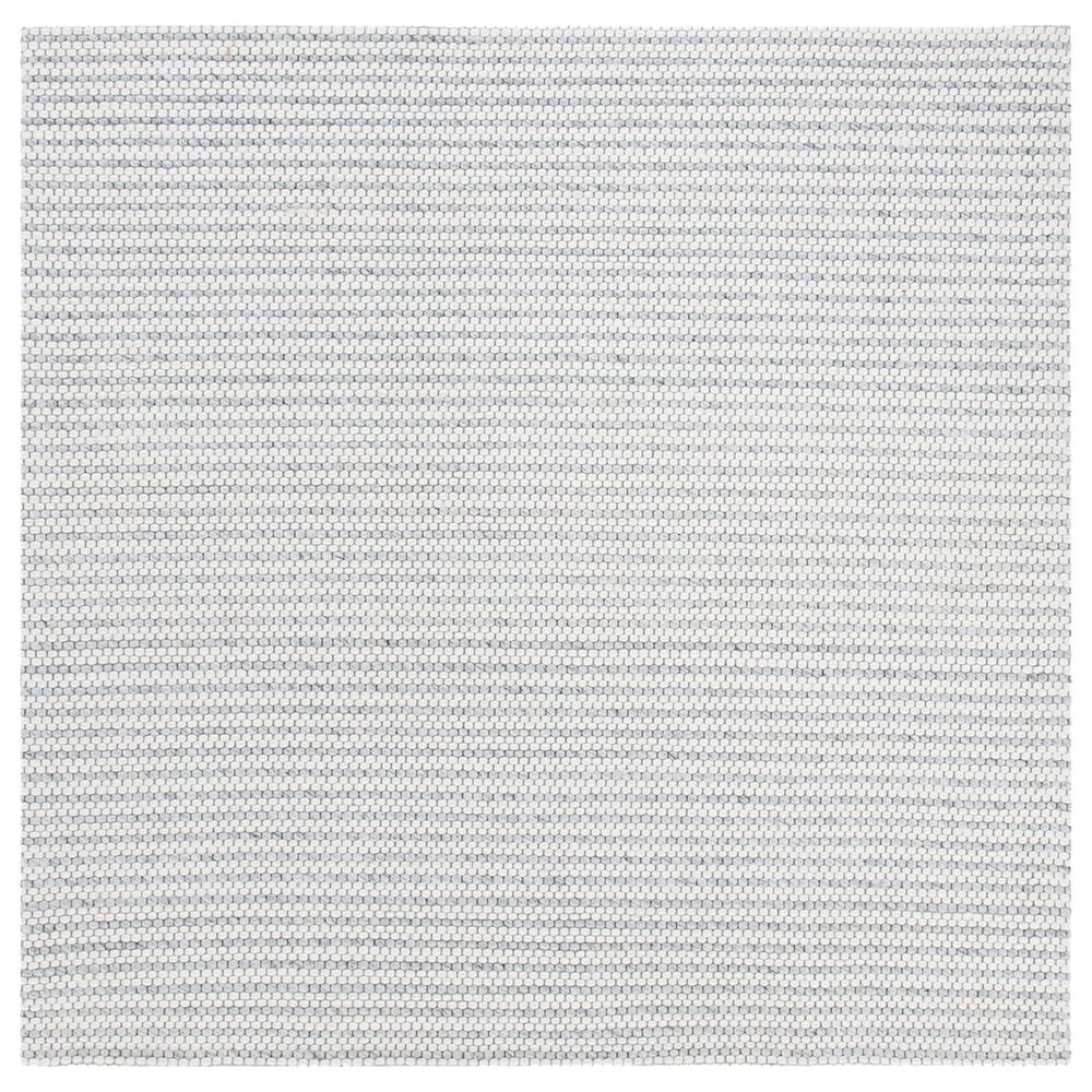 Safavieh Marbella 4" Square Light Grey and Ivory Area Rug, , large