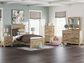 Ashley Makidern 4-Piece Twin Storage Bedroom Set with Drawer in Natural Brown, , large