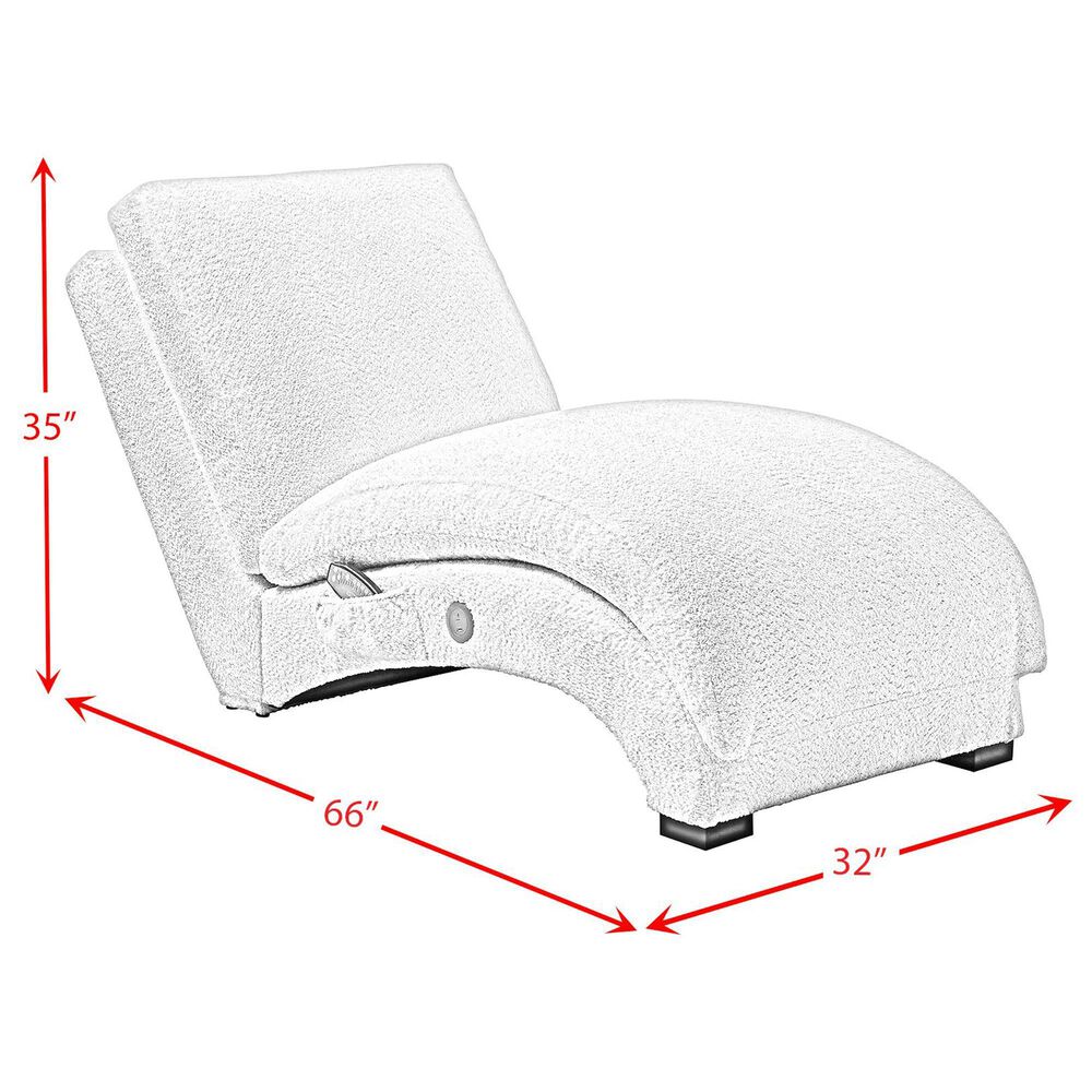 Mayberry Hill Nori Chaise with Heat Massage in Glam Fog, , large