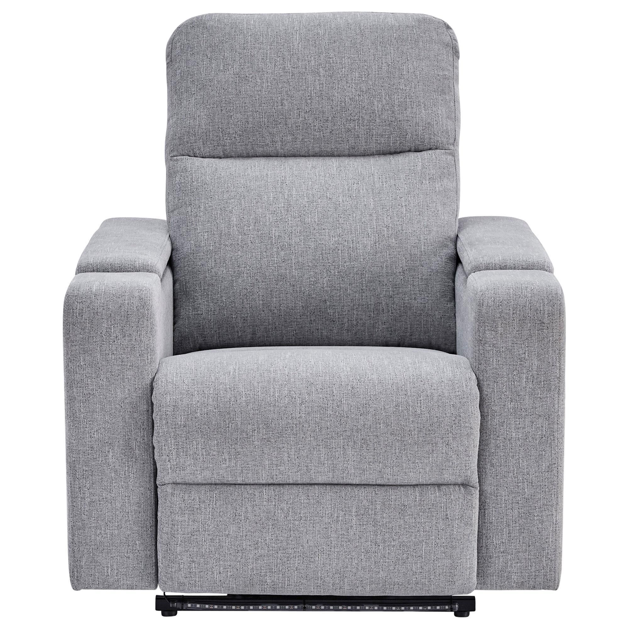 Ashley Pineland Power Glider Recliner in Pewter