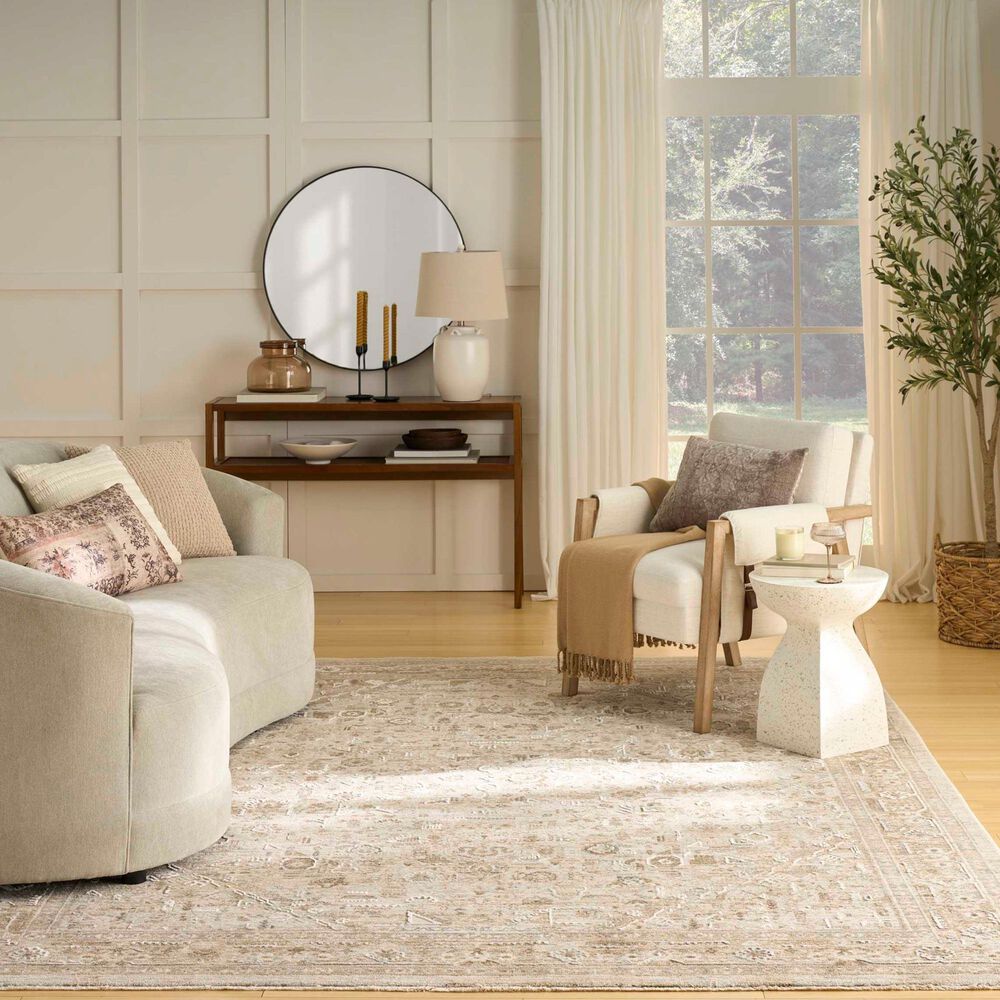 Nourison Retreat RET03 Beige 7'10" x 10' Area Rug, , large