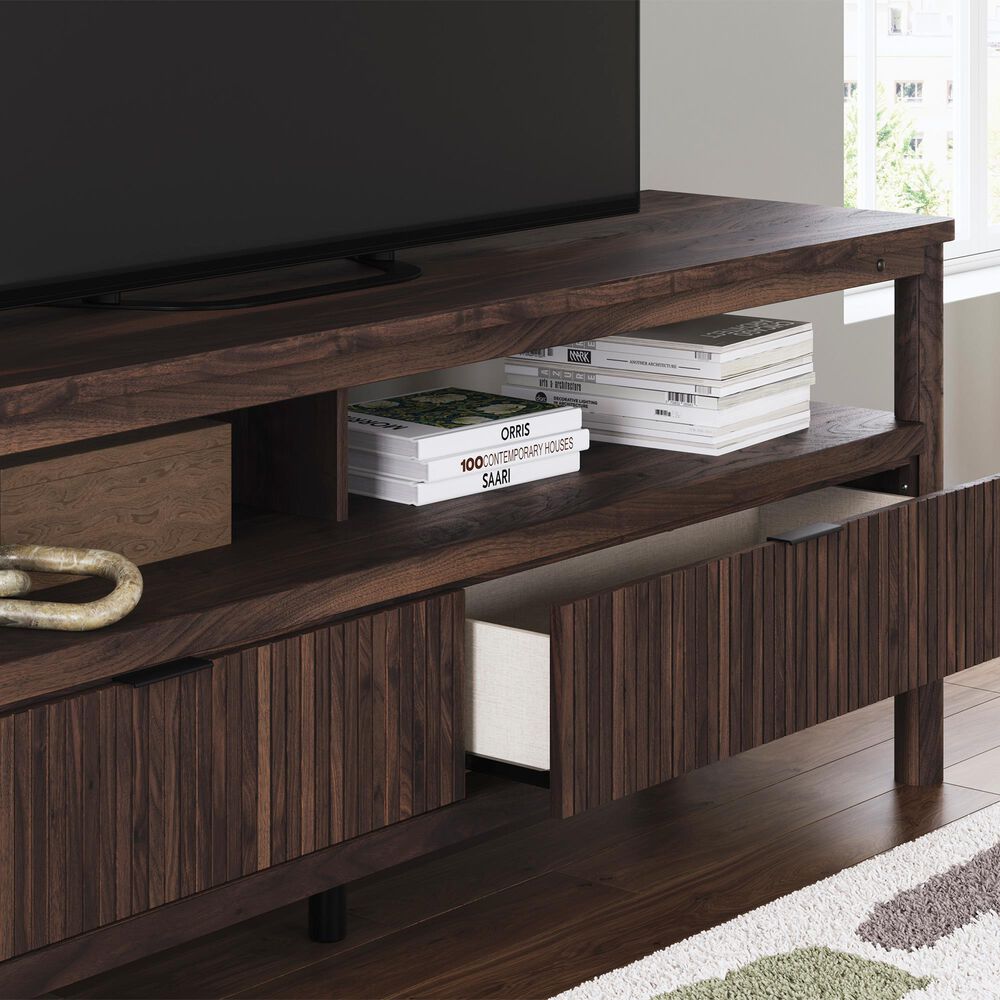 Ashley Cadmori 72&quot; Extra Large TV Stand in Rich Brown, , large