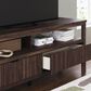 Ashley Cadmori 72" Extra Large TV Stand in Rich Brown, , large