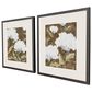 Paragon 30" x 26" Blooms in Chocolate Wall Art in Brown (Set of 2), , large