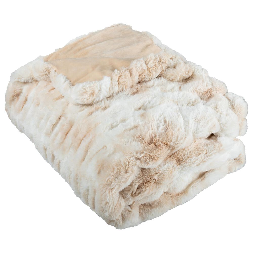 Timberlake Queen Blanket in Cream, , large