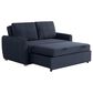 Lifestyle Solutions Galloway Convertible Loveseat in Navy, , large