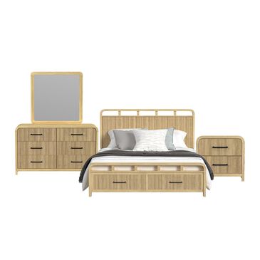 Mayberry Hill Ridgemont 4-Piece Queen Bedroom Set in Natural, , large