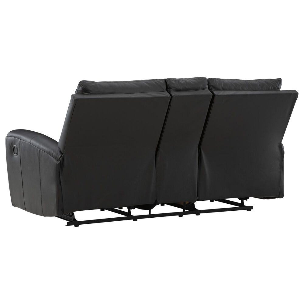 Ashley Glossmore Manual Reclining Loveseat in Black, , large
