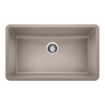 Blanco Precis 32" Super Single Bowl Kitchen Sink in Truffle, , large