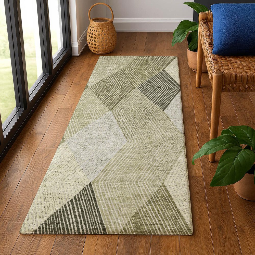 Dalyn Rug Company The Reserve TR11 Fern 2&#39;3&quot; x 7&#39;6&quot; Indoor/Outdoor Runner, , large