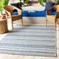 Surya Eagean EAG-2337 Navy, Light Blue, Blue and White 10" x 13"11" Indoor/Outdoor Area Rug, , large