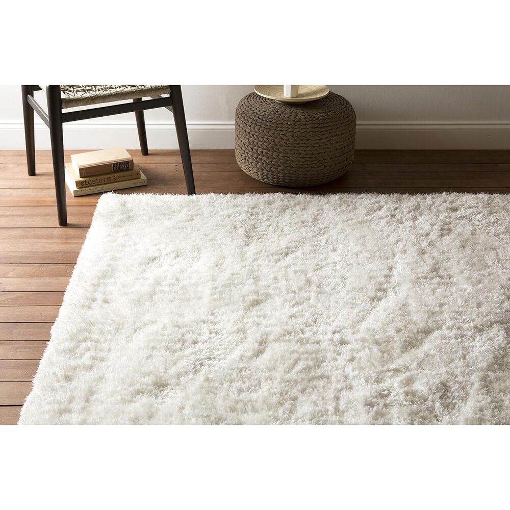 Surya Grizzly GRIZZLY-9 5" x 8" White Area Rug, , large