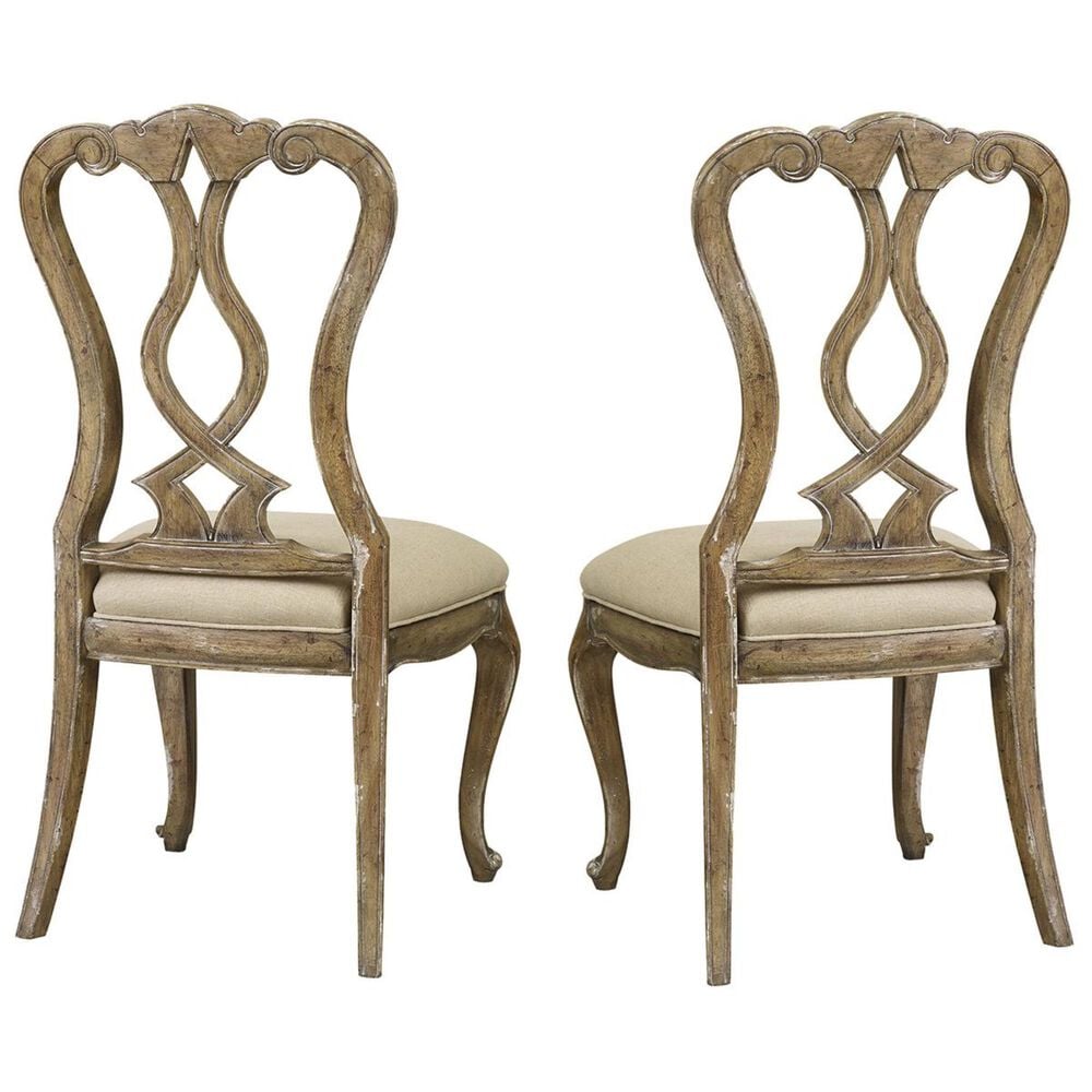 Hooker Furniture Chatelet Splatback Side Chair in Flax Natural &#40;Set of 2&#41;, , large