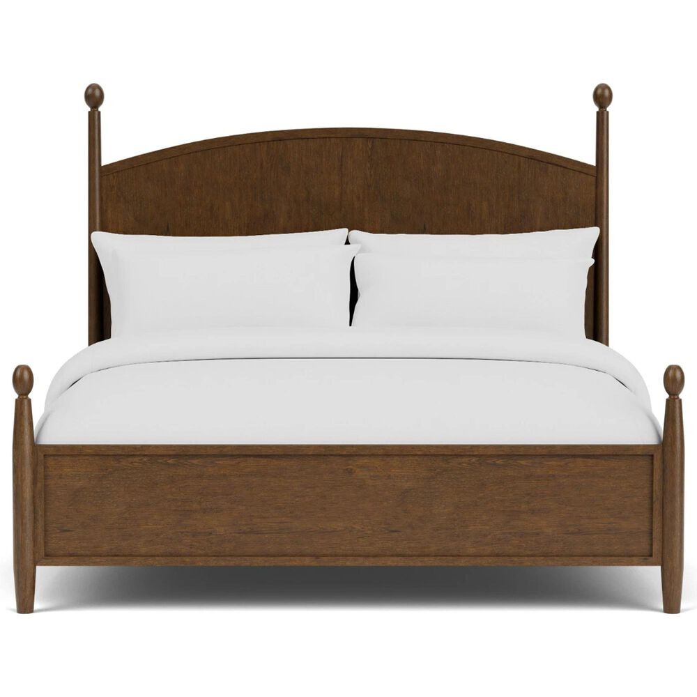 Riverside Furniture Calhoun Queen Panel Bed in Whiskey Oak, , large