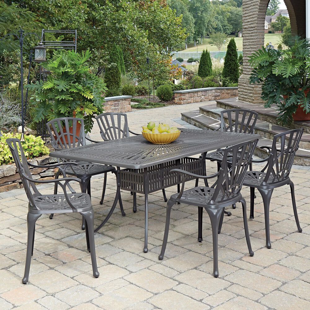 Homestyles Grenada 7-Piece Dining Set in Taupe, , large