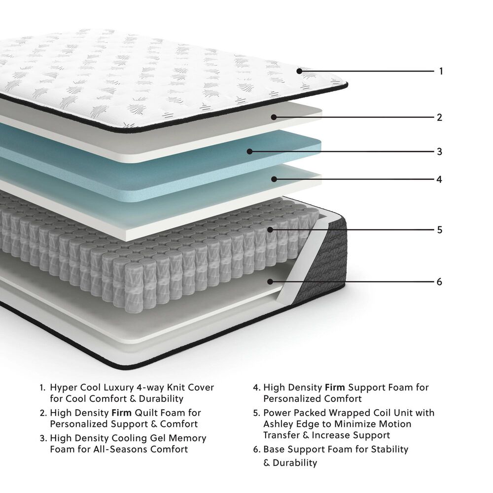 Ashley Ultra Luxury Firm Tight Top Queen Mattress, , large
