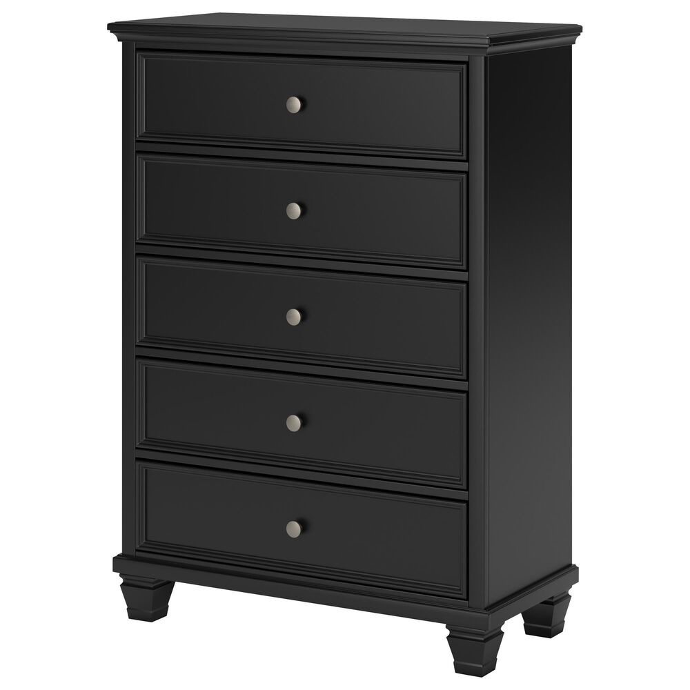 Ashley Lanolee 5-Piece King Bedroom Set in Black, , large