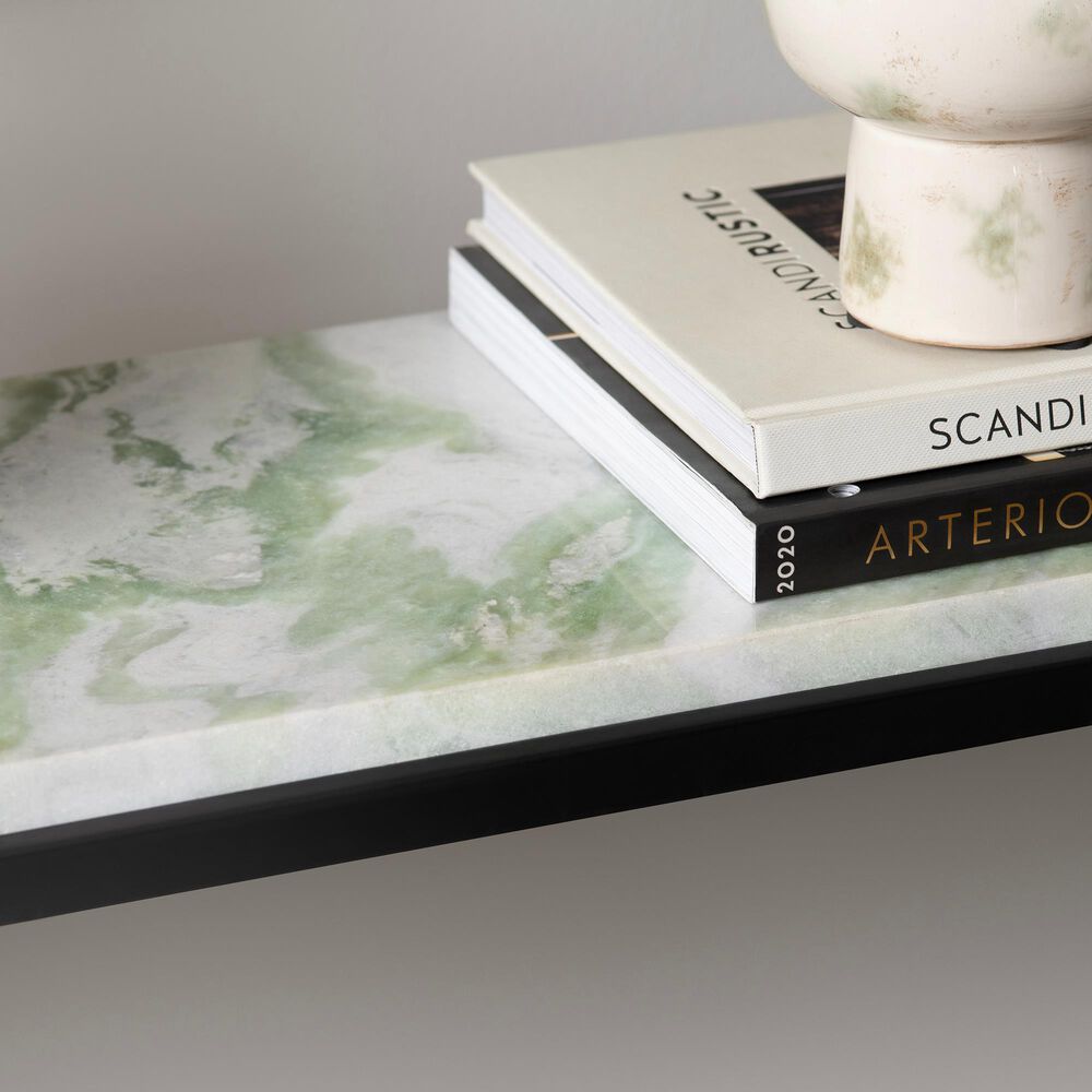 Crestview Collection Alayna Console Table in Black, Gray and Green, , large