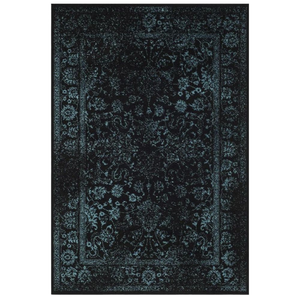 Safavieh Adirondack ADR109K 3" x 5" Black and Teal Area Rug, , large