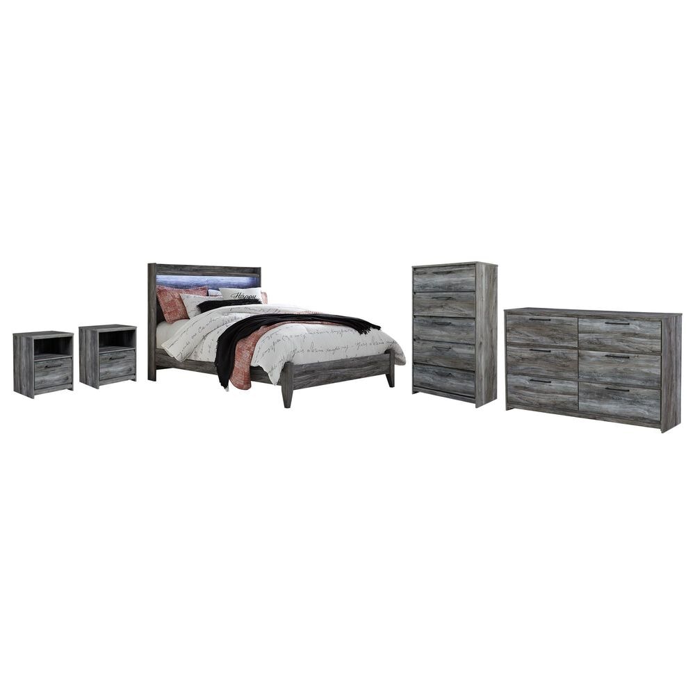 Ashley Baystorm 5-Piece Queen Bedroom Set in Gray, , large