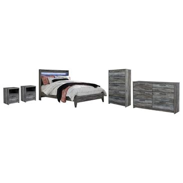 Ashley Baystorm 5-Piece Queen Bedroom Set in Gray, , large