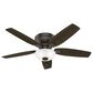Hunter Kenbridge Low Profile 52" Ceiling Fan with LED Lights in Noble Bronze, , large
