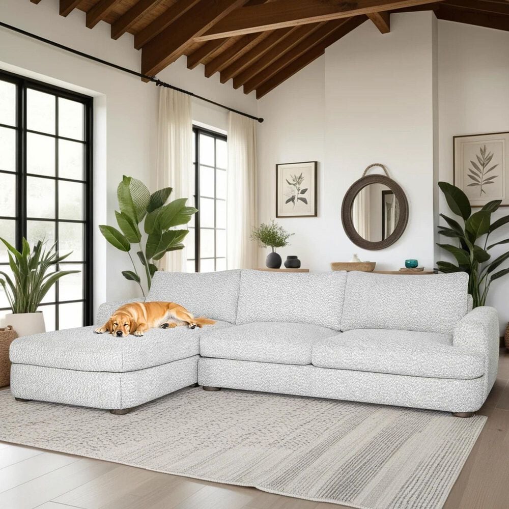 Blue River Reid 2-Piece Left Facing Sectional Sofa in Speckled Stone, , large