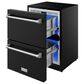 Thor Kitchen Gordon Ramsay 5.4 Cu. Ft. Undercounter Drawer Refrigerator with Stainless Steel Handle Kit in Black, , large