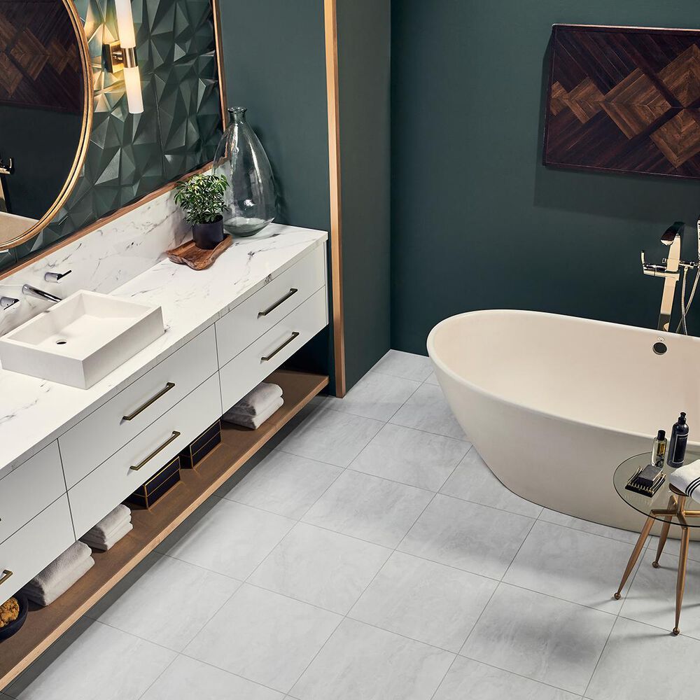 Mannington Flex Vienna Quartz 18&quot; x 18&quot; Luxury Vinyl Tile, , large