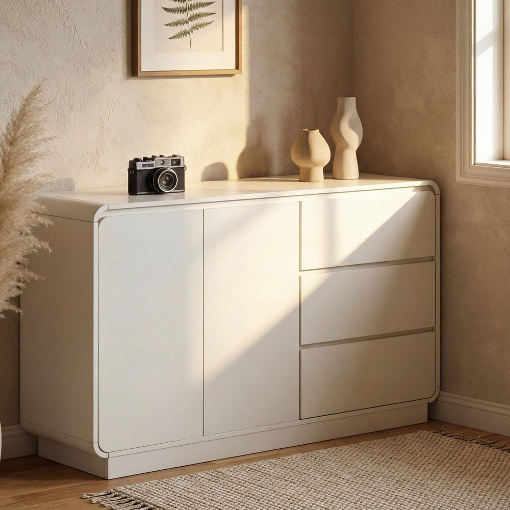 Hearth and Haven Sideboard in White, , large