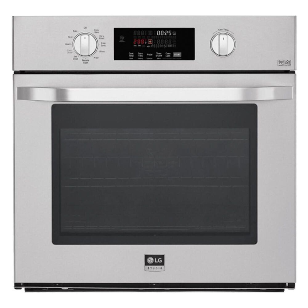 LG STUDIO 30" 4.7 Cu. Ft. Smart Wi-Fi Enabled Single Built-In Wall Oven - Stainless Steel, , large