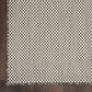 Nourison Courtyard Ivory and Charcoal 8" x 10" Indoor/Outdoor Area Rug, , large