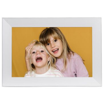 Aura Carver 10" Digital Wi-Fi Photo Frame in Chalk, , large