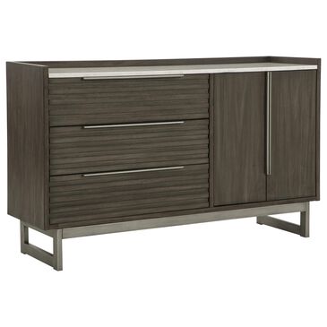 Ashley Arkenton 3-Drawer Dresser in Grayish Brown and White, , large