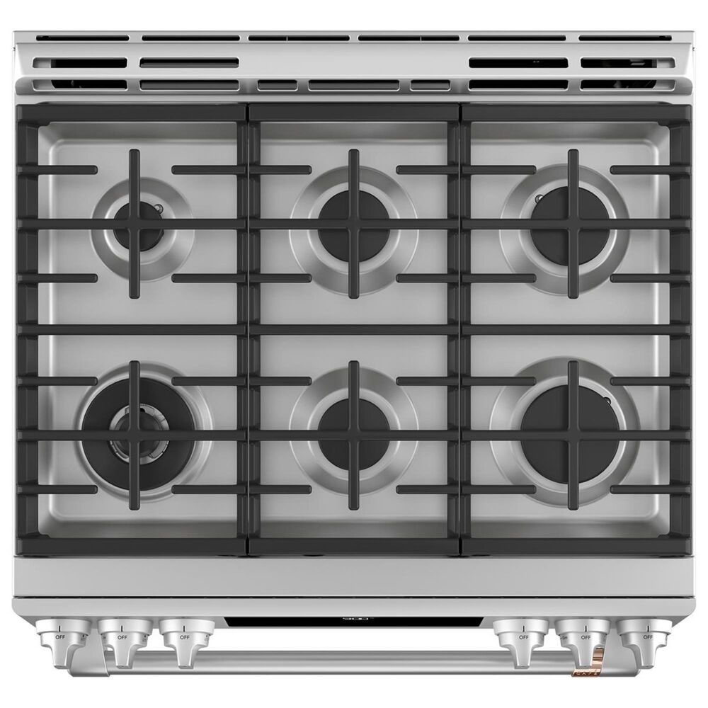 Cafe 30" Slide-In Dual Fuel Range in Stainless Steel, , large