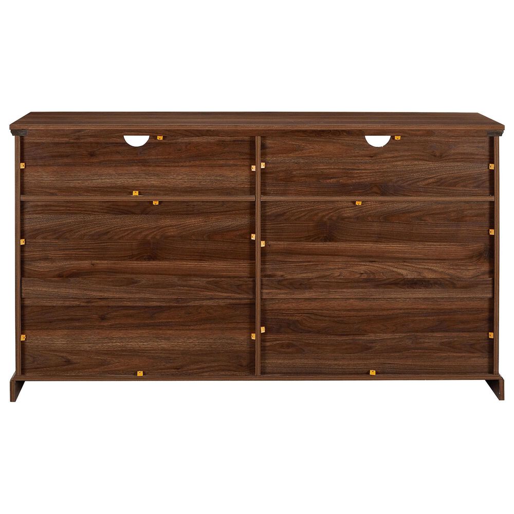 Walker Edison Hazel 58&quot; TV Stand in Dark Walnut, , large
