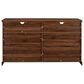Walker Edison Hazel 58" TV Stand in Dark Walnut, , large