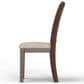 New Heritage Gia Side Chair with Light Brown Cushion in Cherry, , large