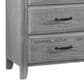 Oxford Baby Willowbrook 6 Drawer Dresser in Graphite Gray, , large