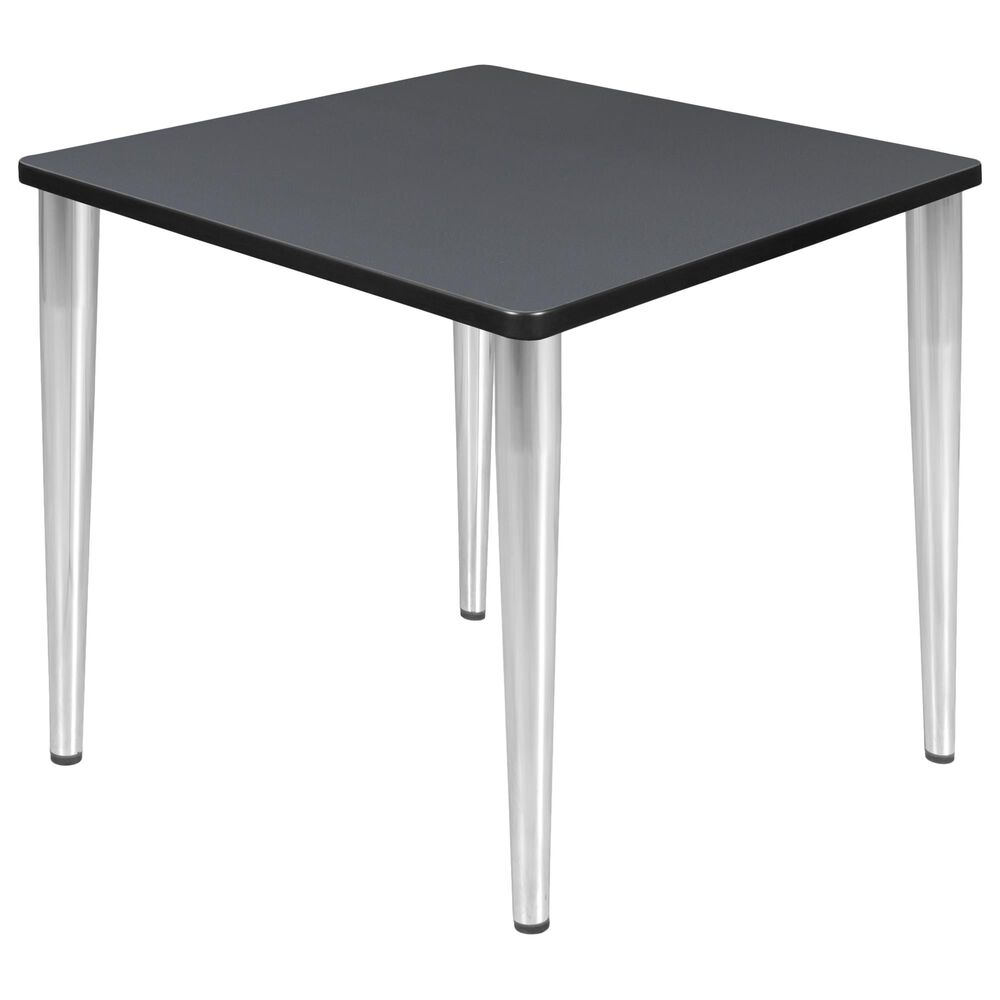 Regency Global Sourcing Kahlo 30" Leg Table in Grey/Chrome, , large