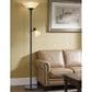 Cal Lighting Brayton Torchiere Floor Lamp in Black, , large