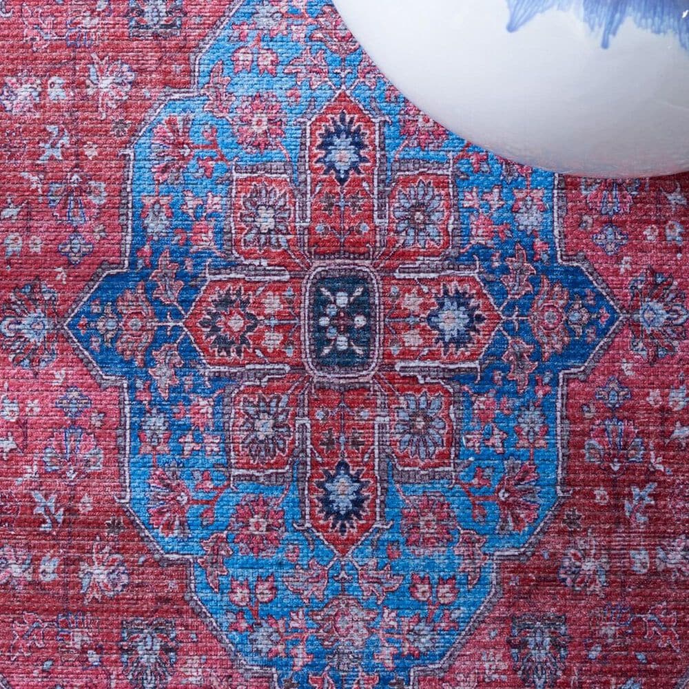 Safavieh Serapi SEP369 2&#39; x 8&#39; Blue and Rust Runner, , large